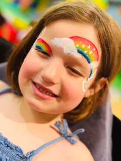 Rainbow Face Painting Telford